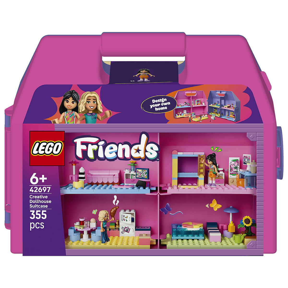 LEGO® Friends 42697 La maison de poupée dans la valise créative - vue 4