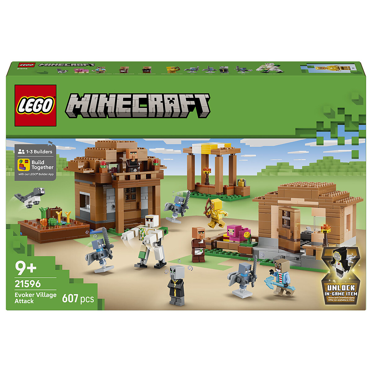 LEGO® Minecraft® 21596 'Évocateur à 'attaque du village - vue 5