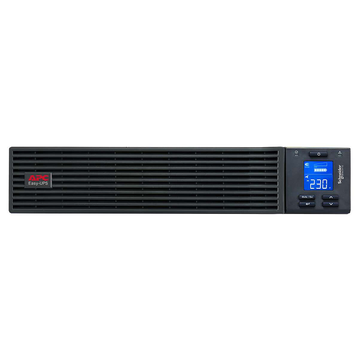 APC Easy UPS On Line SRV1KI E Onduleur rack montable 6 x IEC C13 + IEC C19 outlets intelligent card slot LCD without rail kit CA 230 V 2700 Watt 3000 VA RS 232 USB connecteurs... - vue 2
