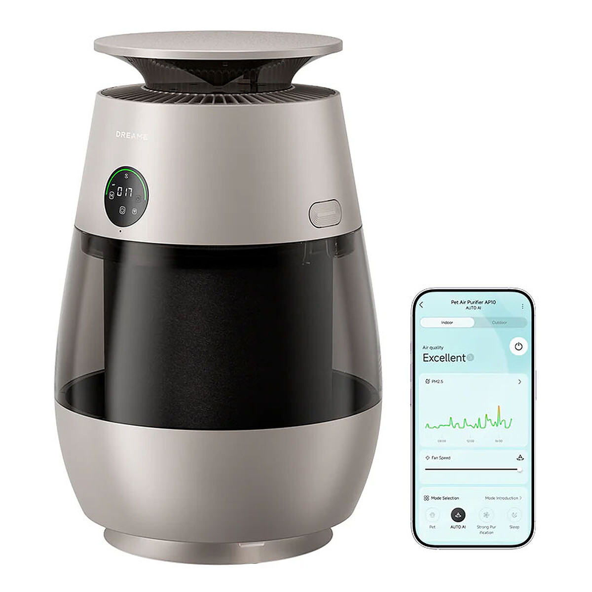 Purificateur d'air Dreame AP10 HEPA 430 m³h WiFi Commande vocale - vue 2