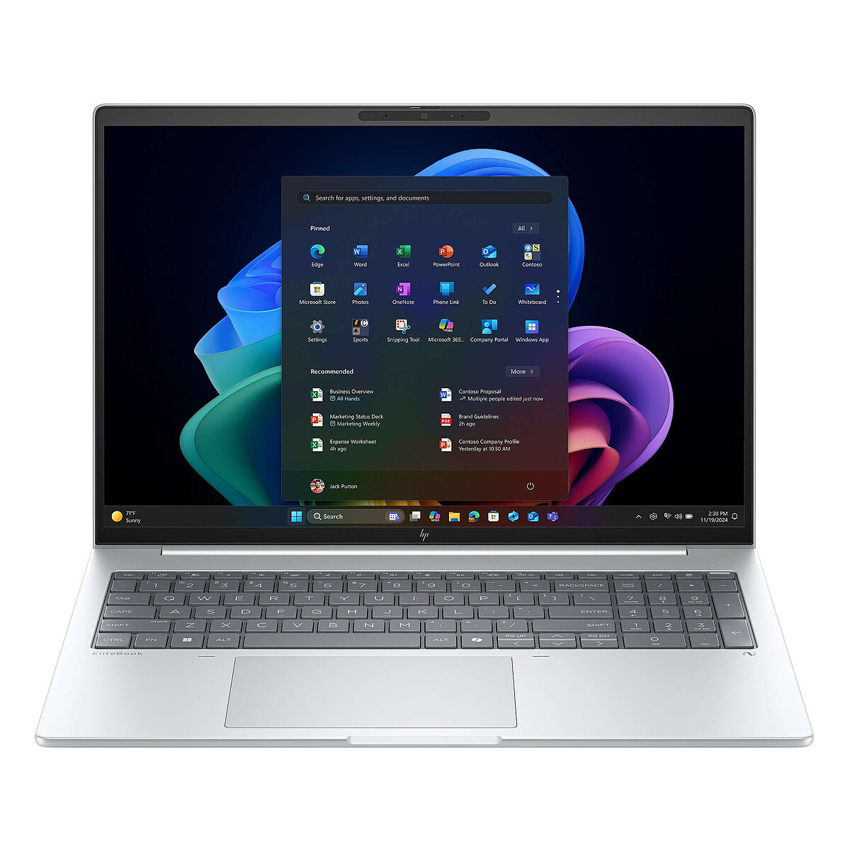 HP Elitebook Argent