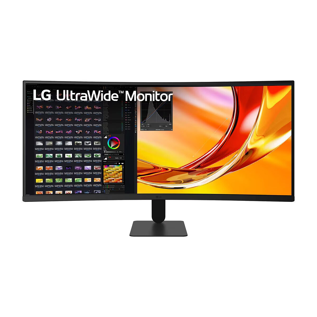 Écran PC LG 34U601B B 34'' WQHD UltraWide 120Hz VA Courbe FreeSync HDR10 - vue 2