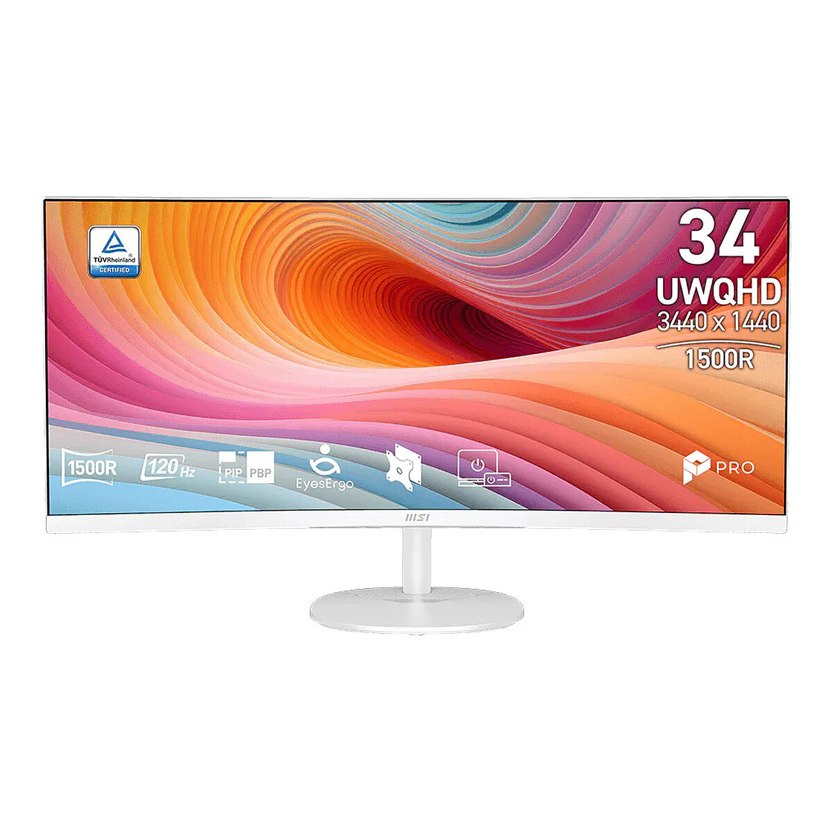 Ecran PC MSI Pro MP341CQW E12 34 3440 x 1440 UltraWide Quad HD - vue 7