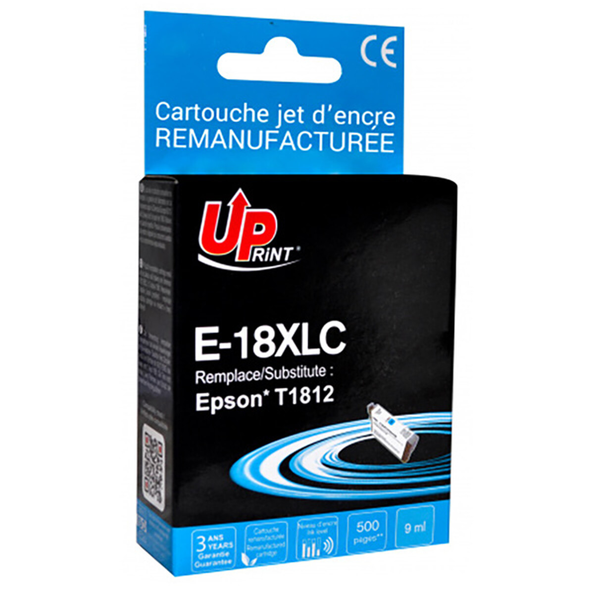 UPrint Cartouche compatible Epson 18XL Pâquerette (Cyan)