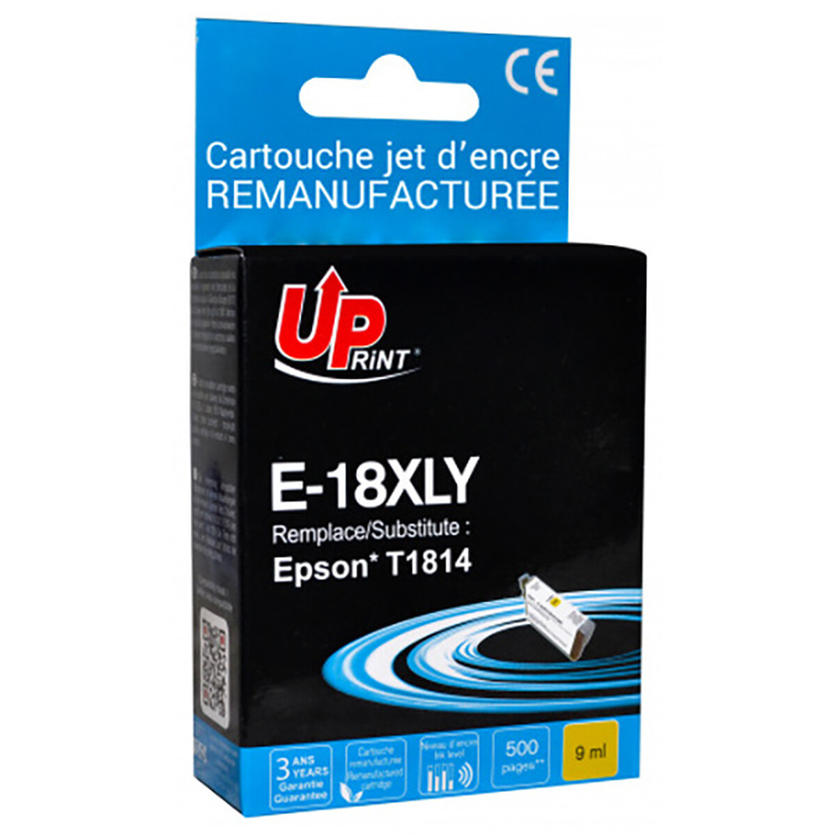 UPrint Cartouche compatible Epson 18XL Pâquerette (Jaune)