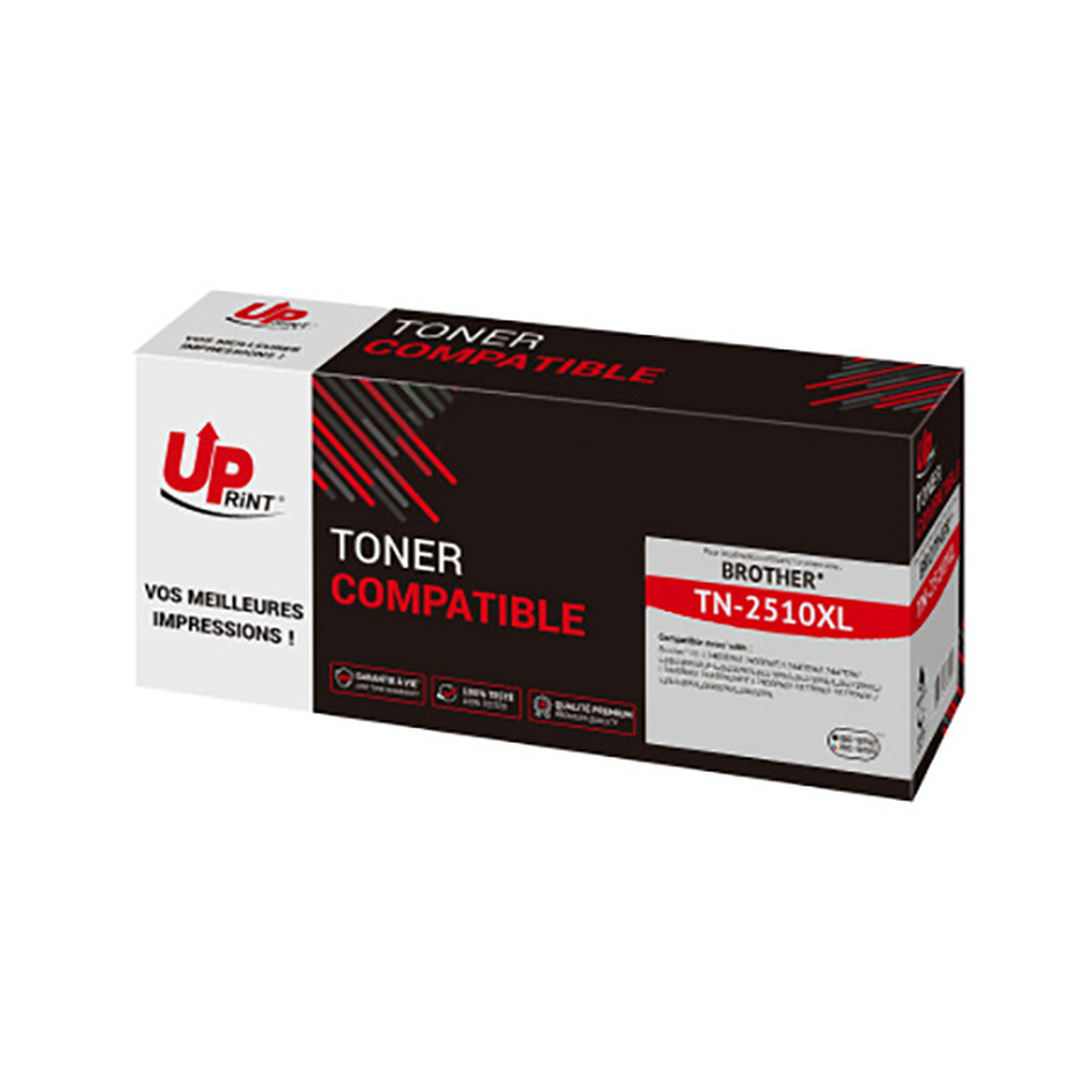UPRINT Cartouche de Toner TN 2510XL TN2510XL Compatible pour Brother TN 2510XL TN2510XL TN2510 TN 2510 pour Brother MFC L2800DW HL L2400DWE DCP L2627DWE MFC L2827DW HL L2445DW MFC L2860DW Neuf - vue 2
