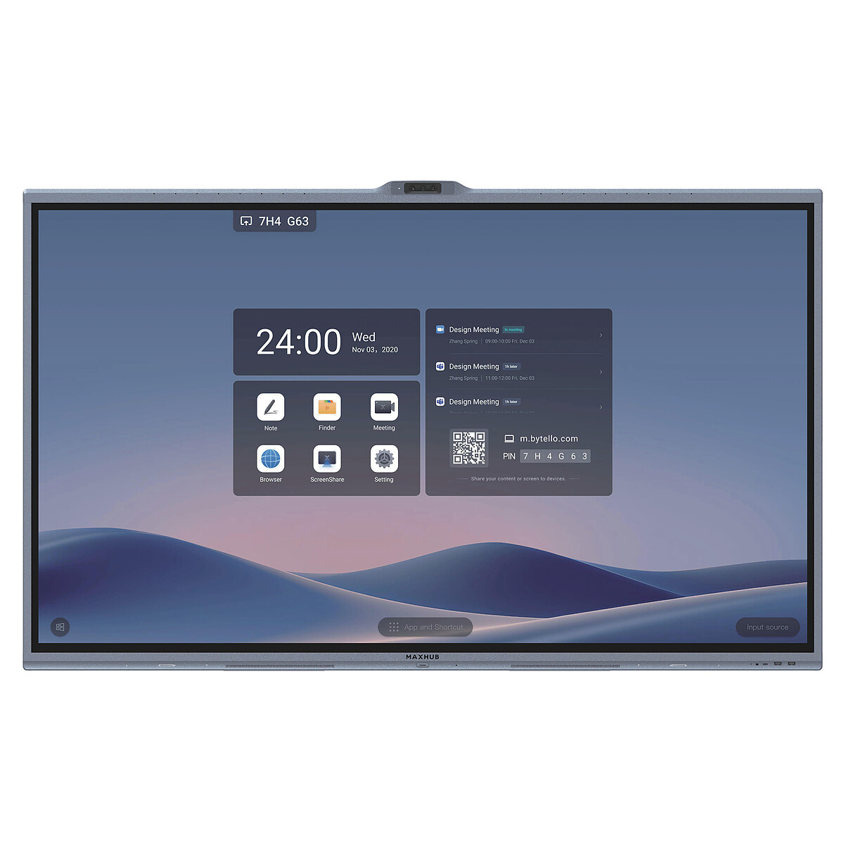 Pizarra interactive Maxhub V8650 86 4K Ultra HD IPS touch Wi Fi 6
