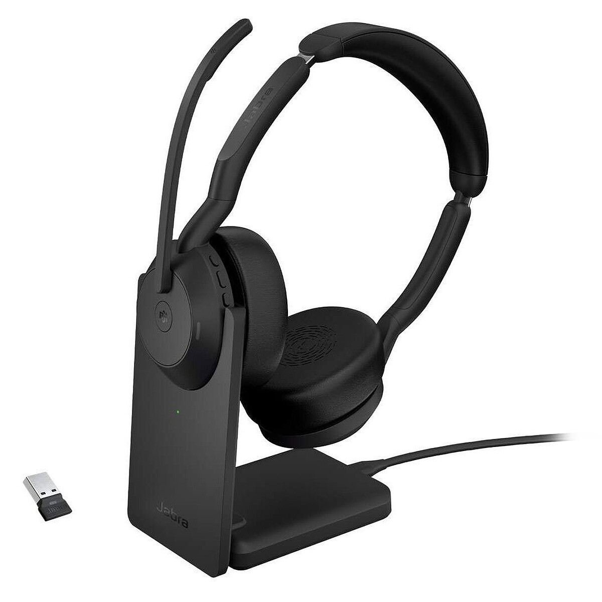 Jabra Evolve2 55 Link390a MS Stéréo avec base de chargement (USB-A)