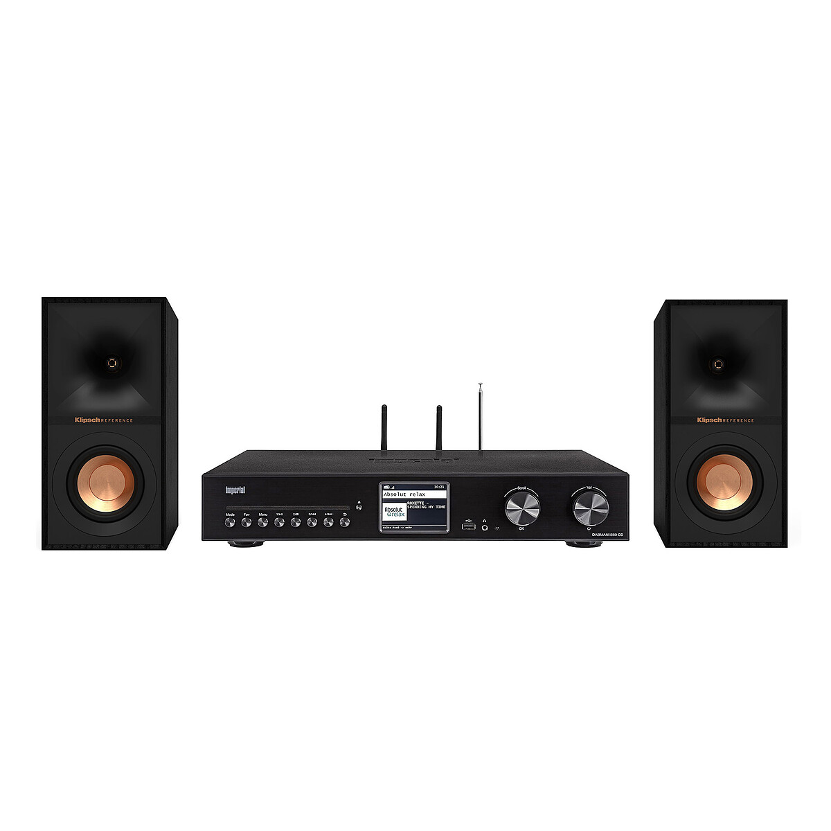Imperial DABMAN i560 CD + Klipsch R-40M Noir