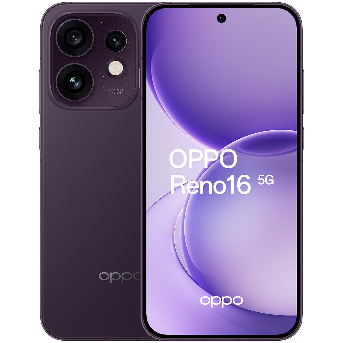 OPPO Reno16 5G 6.32 Double SIM Android 16.0 USB Type C 8 Go 6000 mAh - vue 4