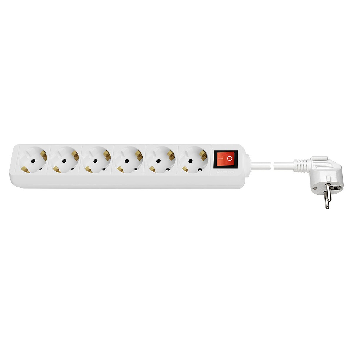 Multiprise Goobay 38845 6 prises avec interrupteur et protection enfant