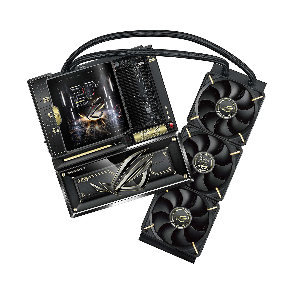 Carte mère ASUS ROG CROSSHAIR X870E EDITION 20 X870E AM5 DDR5 E ATX WiFi 7 USB4 - vue 3