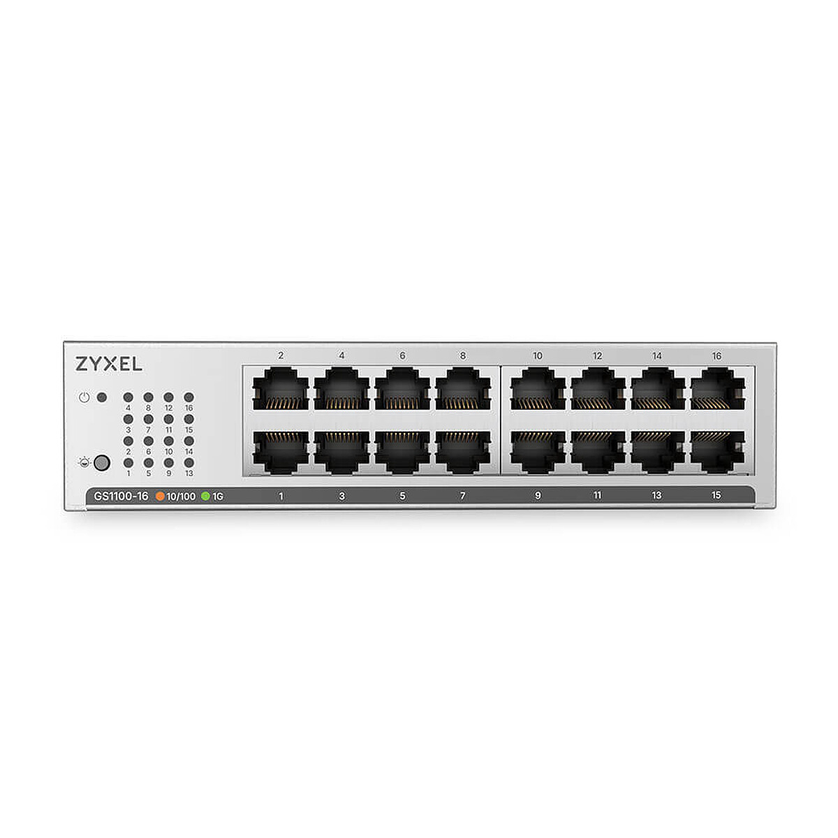 Zyxel GS1100 16 Commutateur 16 x 101001000 de bureau Montable sur rack - vue 2