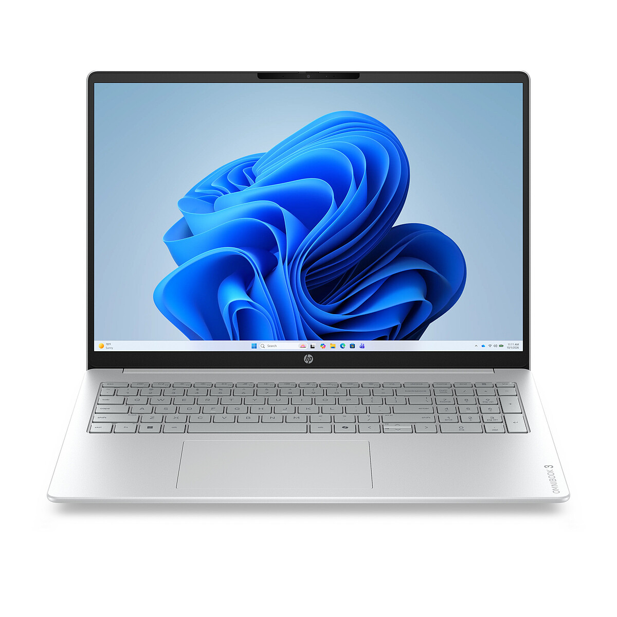 HP OmniBook 3 16 bu0014nf Intel Core 5 Ordinateur portable 16 2K DDR5 SDRAM SSD Wi Fi 6 802.11ax Windows 11 Home - vue 2