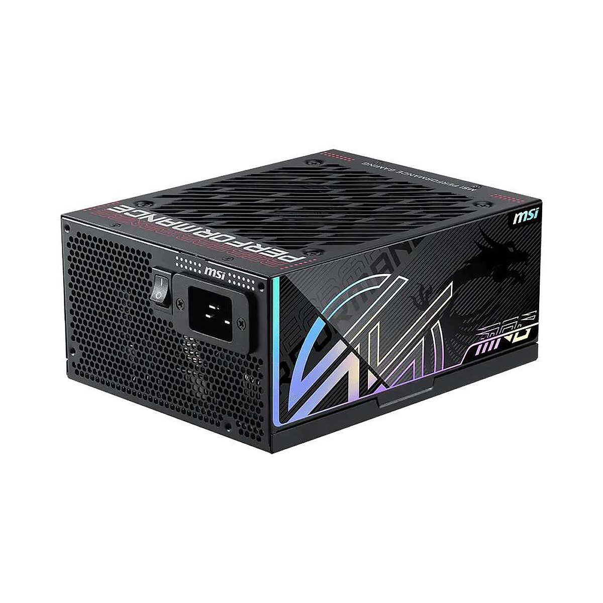 Fuente de Alimentación MSI MPG Ai1600TS Certificación 80+ modular