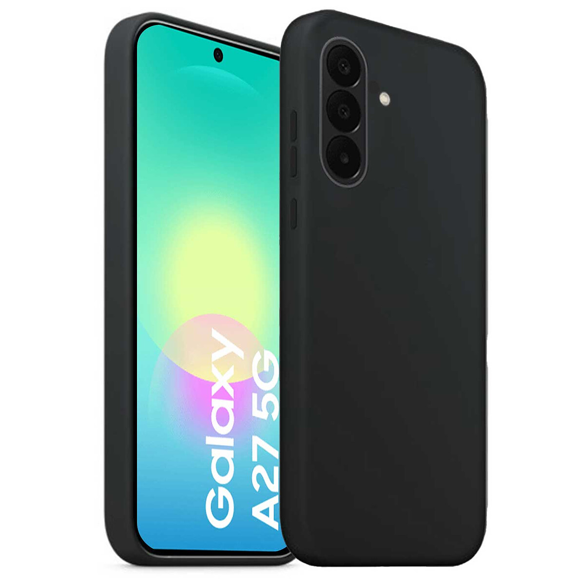 Akashi Coque Silicone Noir Galaxy A27 5G
