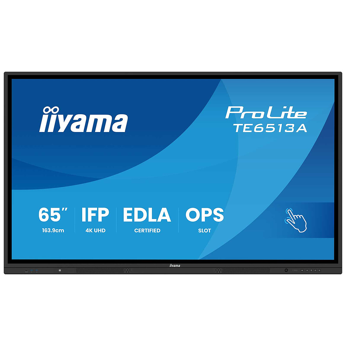 Écran interactif iiyama ProLite TE6513A B3AG 64.5 4K UHD Touch - vue 4