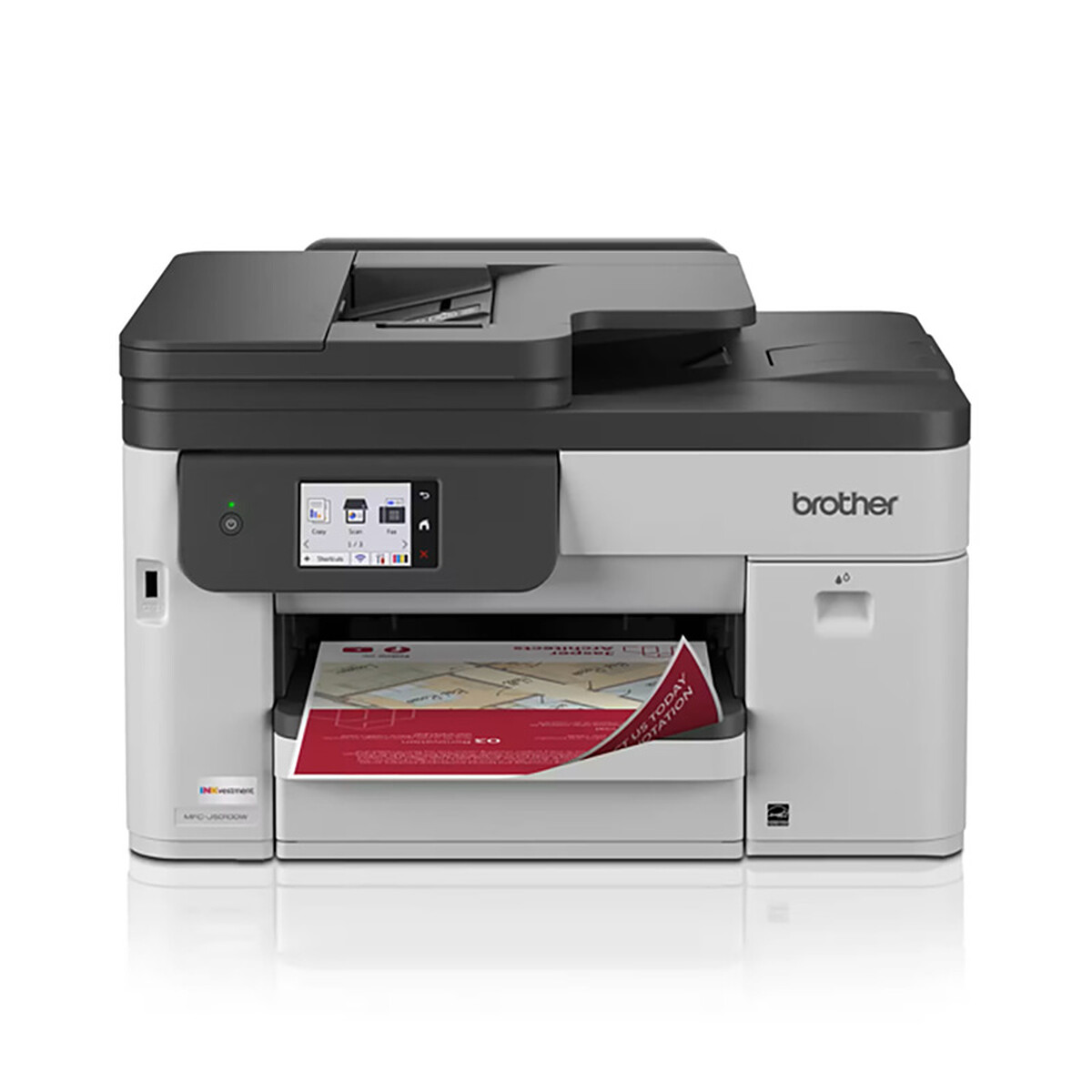 Multifonction Brother MFC J5010DW Jet d'encre Couleur WiFi Ethernet Dúplex ADF - vue 2