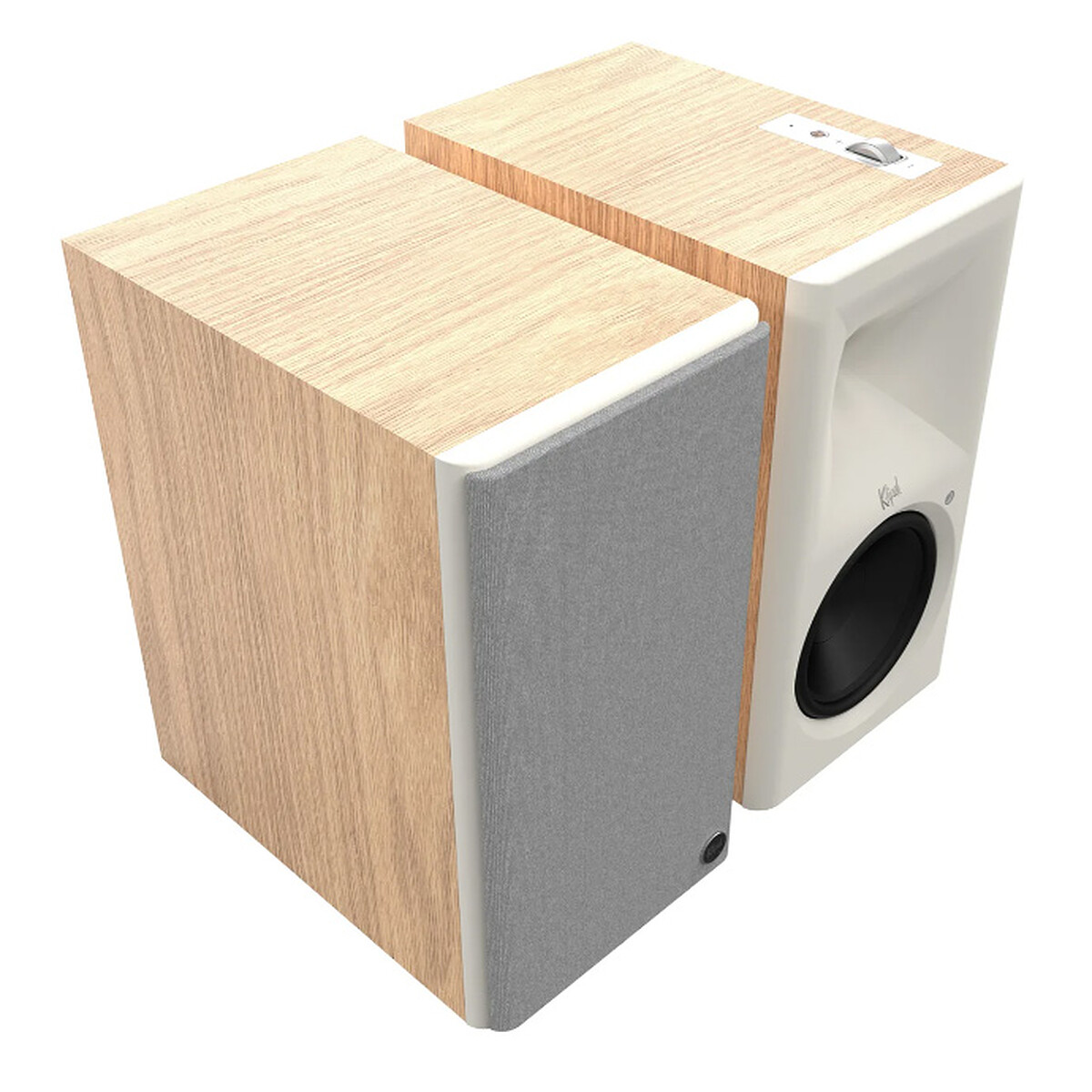 Enceintes amplifiées Hi Fi Bluetooth Klipsch The Fives II Chêne Vendues à la paire - vue 3
