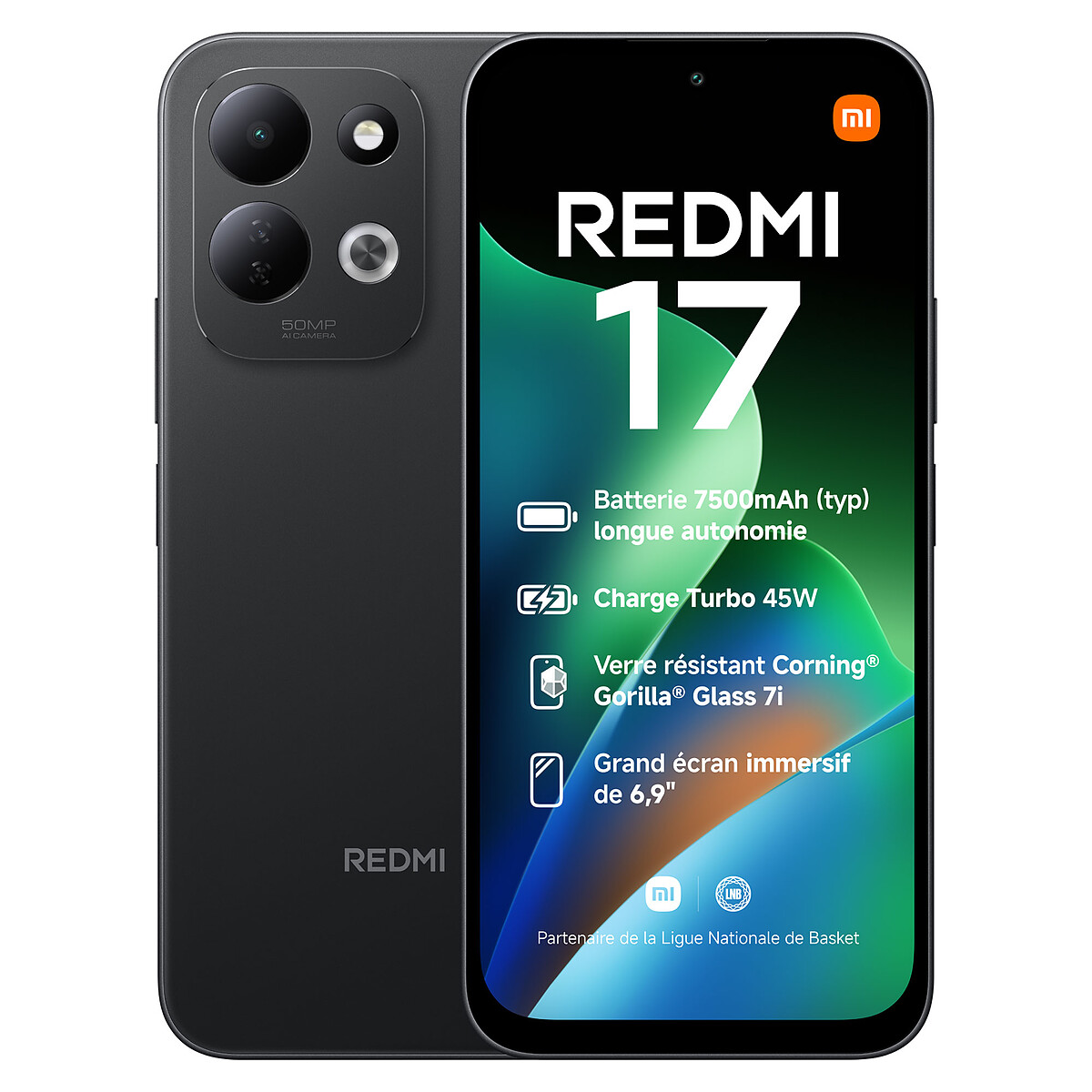 Xiaomi Redmi 17 4G Noir (4 Go / 128 Go)