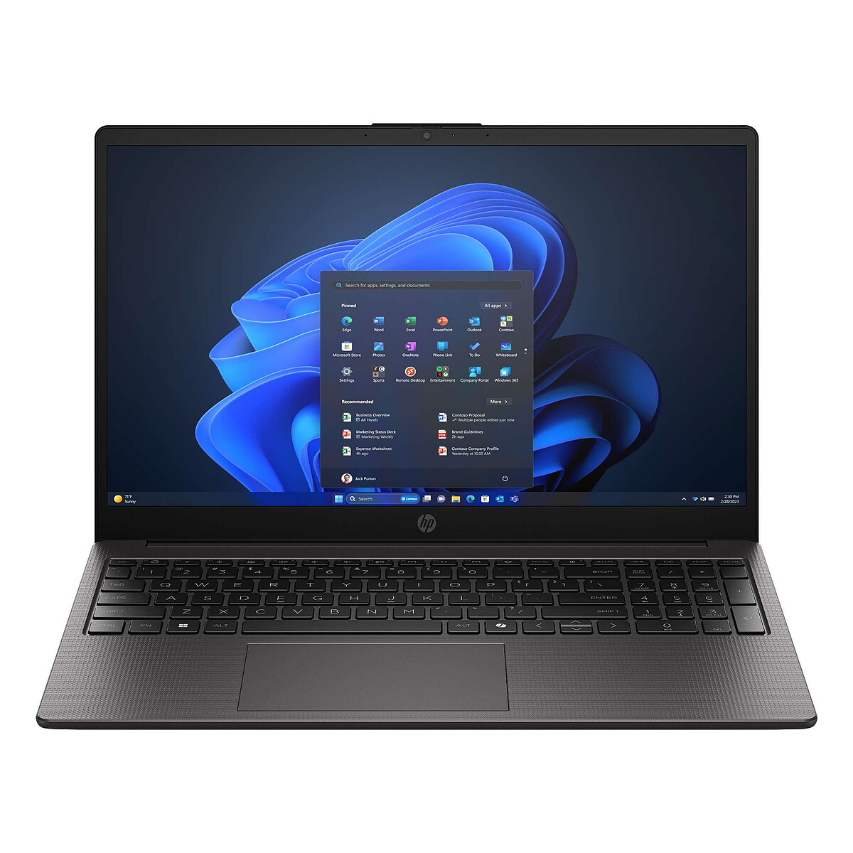 HP G10 Notebook 15.6 Ryzen 5 RAM SSD AZERTY - vue 7