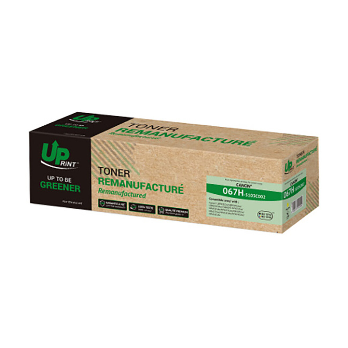 Toner Uprint compatible Canon 067H jaune Remplace 5103C0025099C002 Neuf - vue 2