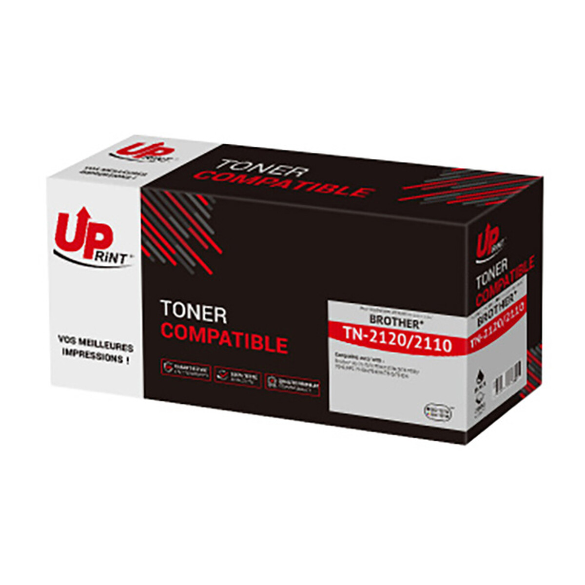 UPrint Toner compatible Brother TN-2110 et TN-2120 (Noir)
