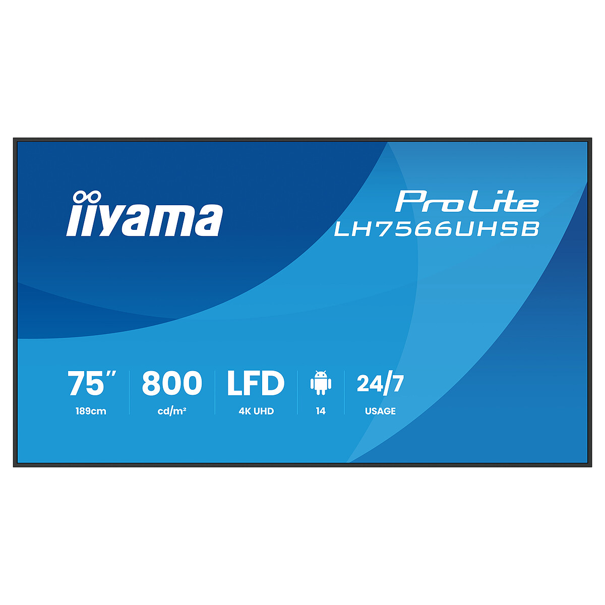 iiyama 75" LED - ProLite LH7566UHSB-B1AG