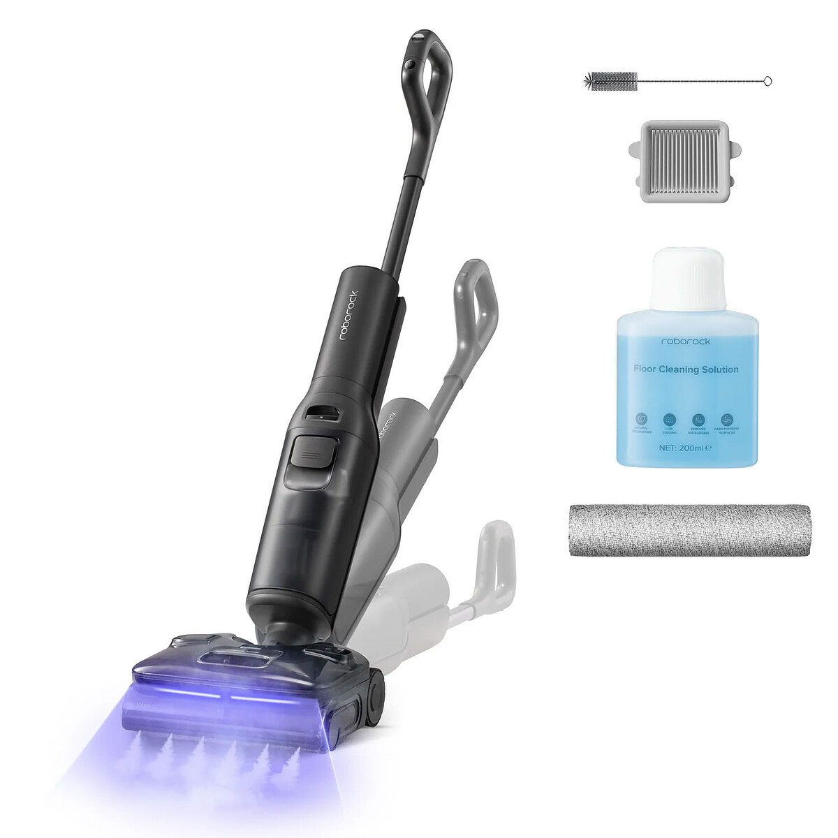 Aspirateur laveur vapeur sans fil ROBOROCK F25 Steam Aspiration 25 000 Pa Autonomie 80 min Technologie VaporFlow™ - vue 7
