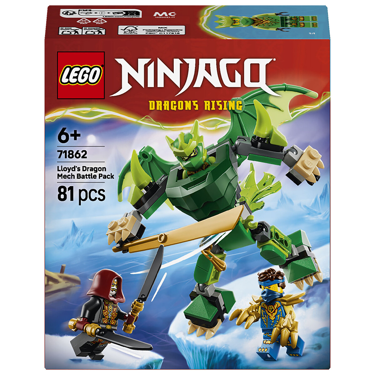 Lego Lego® Ninjago® 71862 Pack De Combat : Le Robot Dragon De Lloyd - Image 9