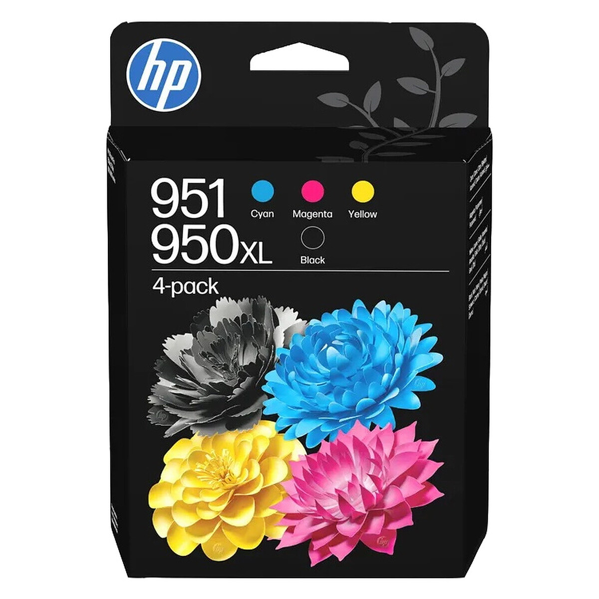 HP 950XL Pack de 4 cartouches d'encre / 951 Pack de 4 cartouches d'encre cyanjaune authentiques - vue 4