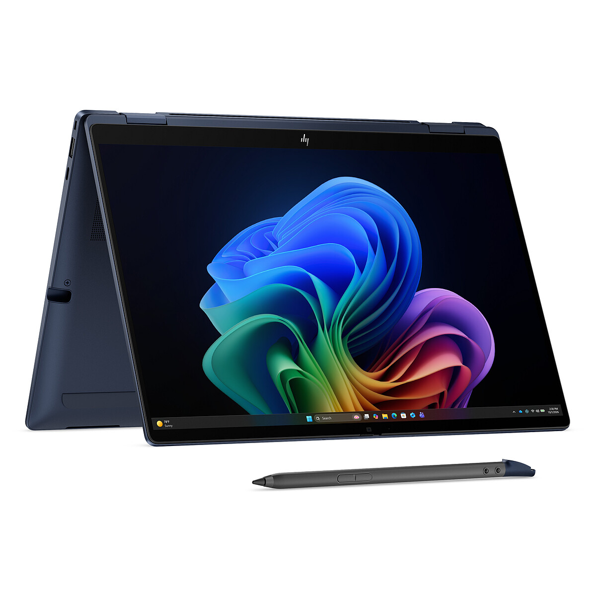 HP EliteBook X Flip G2i Notebook Next Gen AI Copilot+ PC conception inclinable Intel Core Ultra 7 / jusqu'à 4.7 GHz Win 11 Pro Intel Graphics RAM SSD NVMe 14 IPS écran tactile HP SureView 6 1920 x 1200 Wi Fi... - vue 4