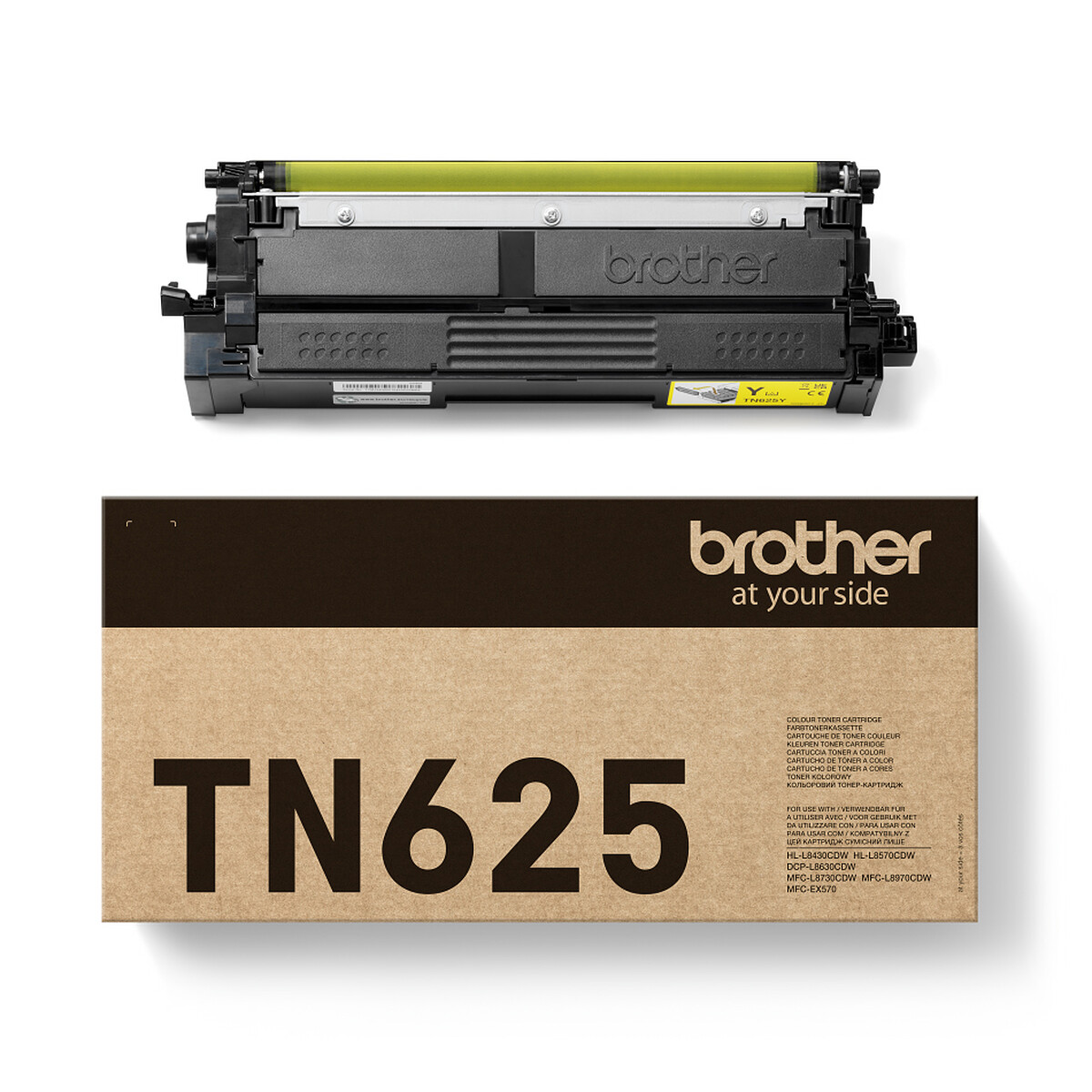 Brother TN625Y Jaune original cartouche de toner pour Brother DCP L8630CDW HL L8430CDW HL L8570CDW MFC L8730CDW Workhorse MFC L8970CDW