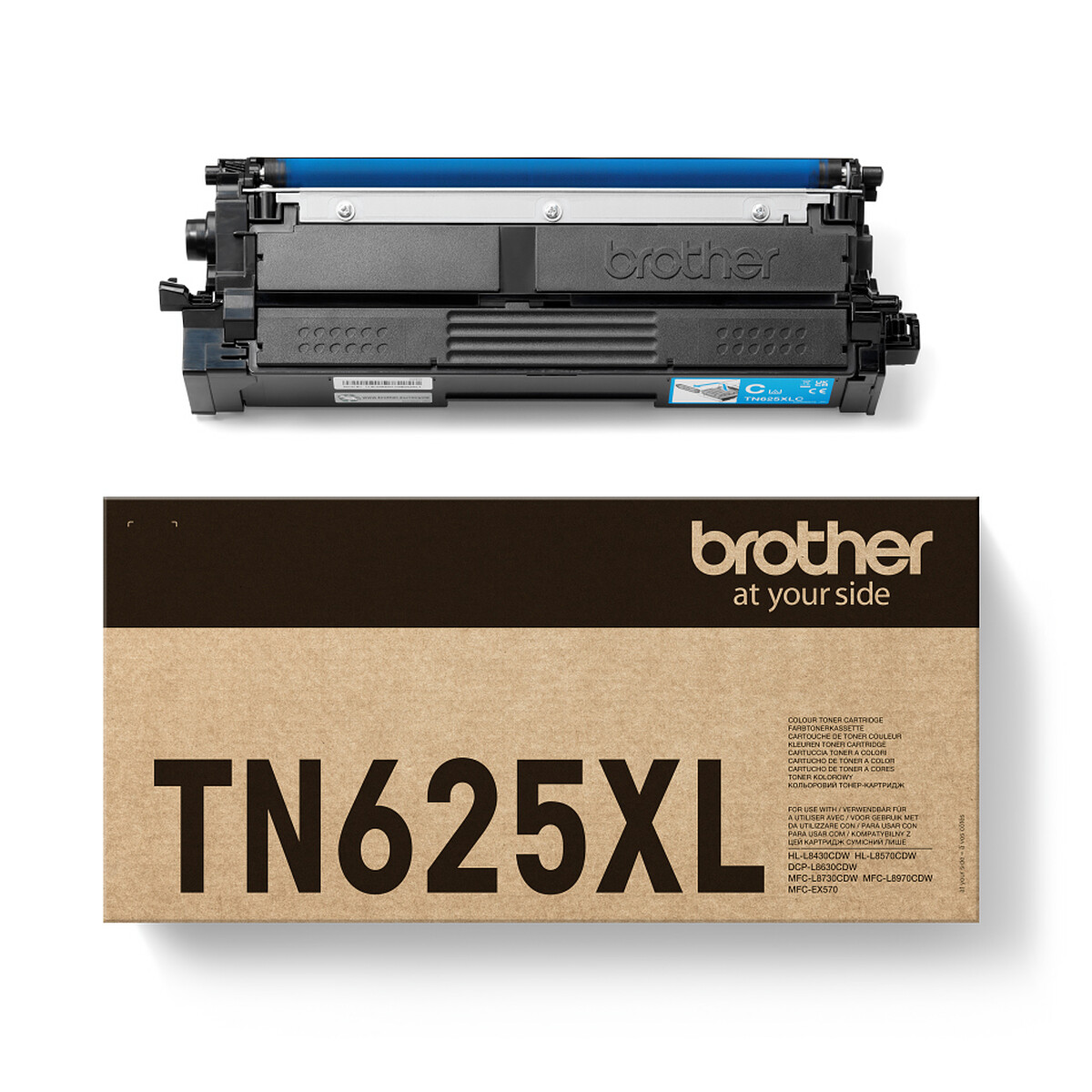 Brother TN625XLC Haute capacité cyan original boîte cartouche de toner pour Brother DCP L8630CDW HL L8430CDW HL L8570CDW MFC L8730CDW Workhorse MFC L8970CDW - vue 5