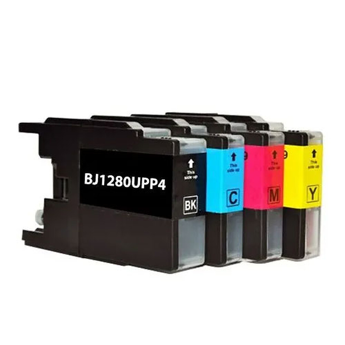 Pack UPRINT compatible BROTHER LC 1280 4 cartouches Neuf - vue 2