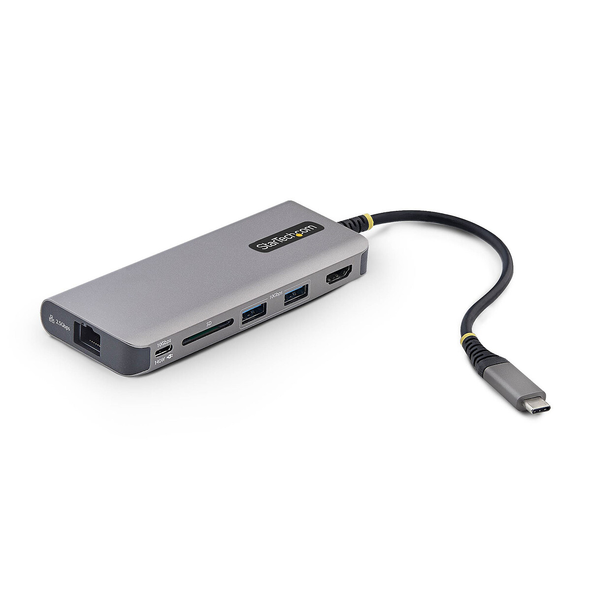 Startech.com Gris Startech - Station D'accueil - Pour Ordinateur Portable - Usb-C - Hdmi - 2.5Gbe, 1Gbe - 140 Watt - Image 3