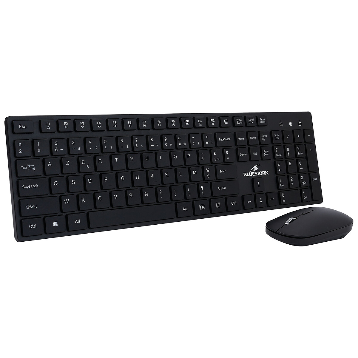 Pack clavier sans fil ULTRA FIN BLUESTORK PACK WL OFFSLIMFR AZERTY - vue 2
