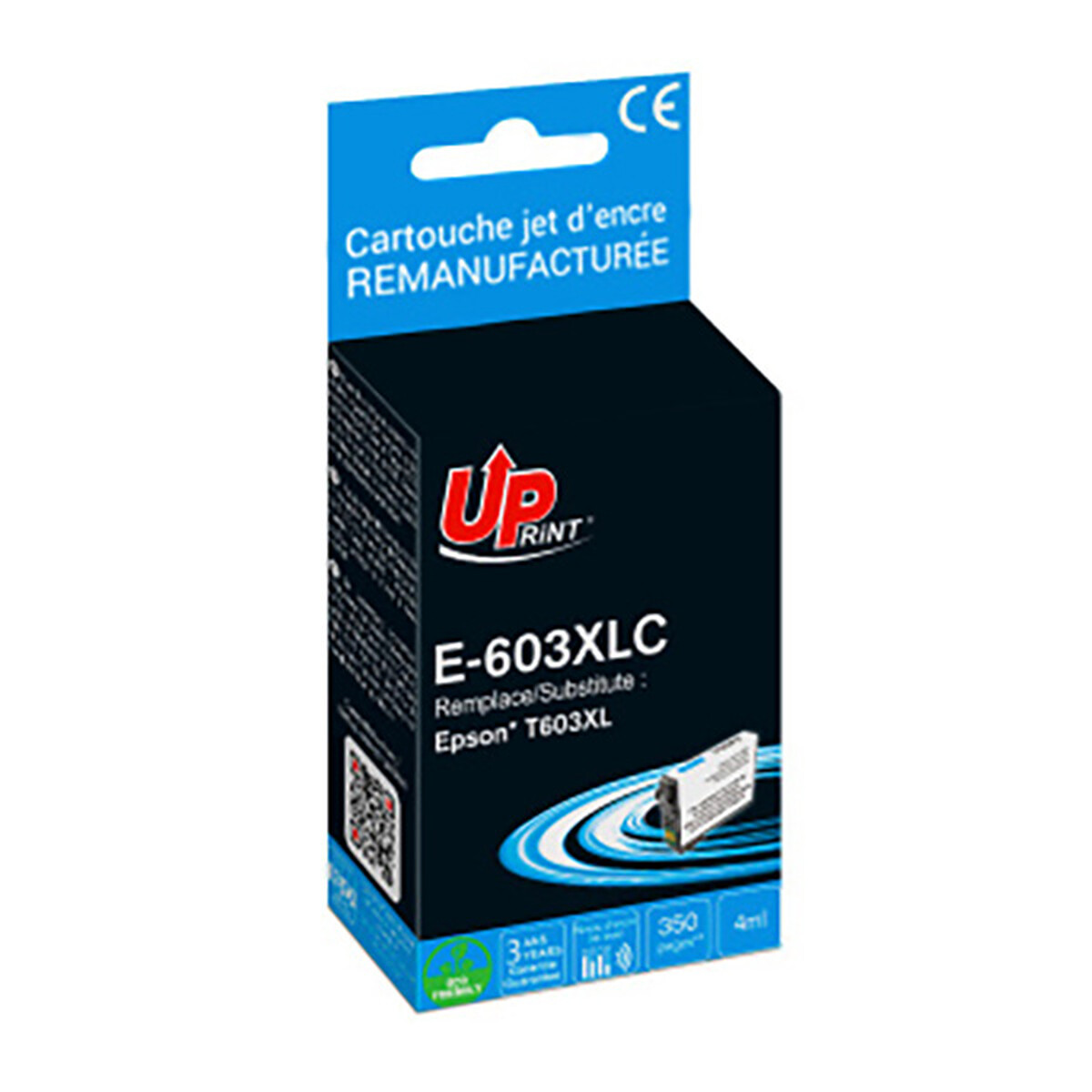 UPrint Cartouche compatible Epson 603XL Etoile de mer (Cyan)