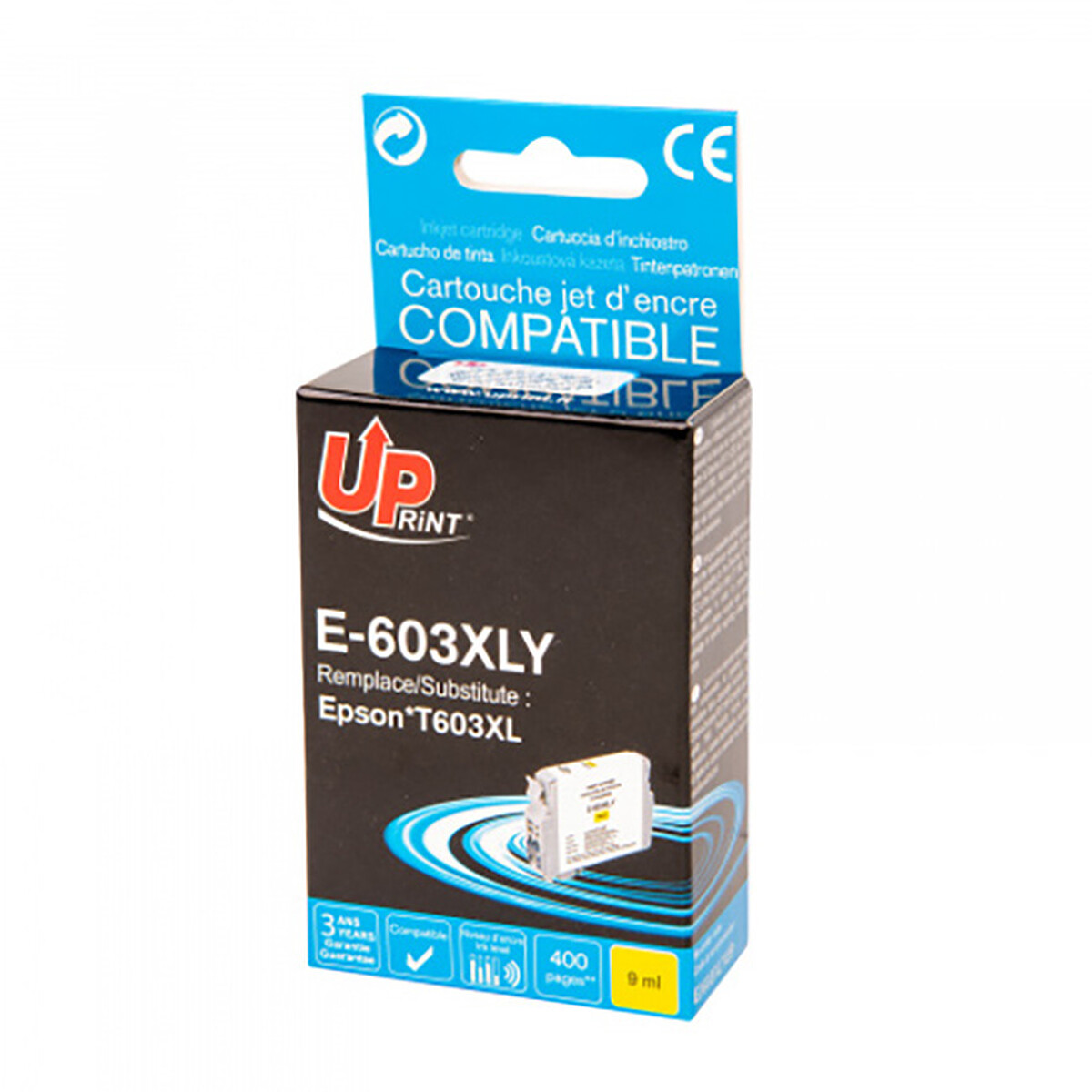 UPrint Cartouche compatible Epson 603XL Etoile de mer (Jaune)