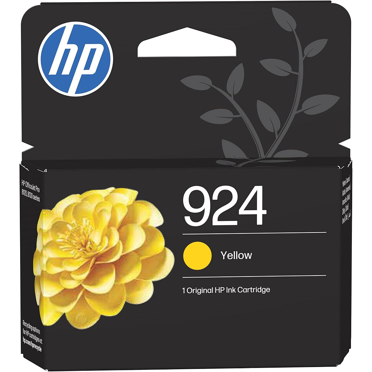 HP 924 jaune original Officejet cartouche d'encre