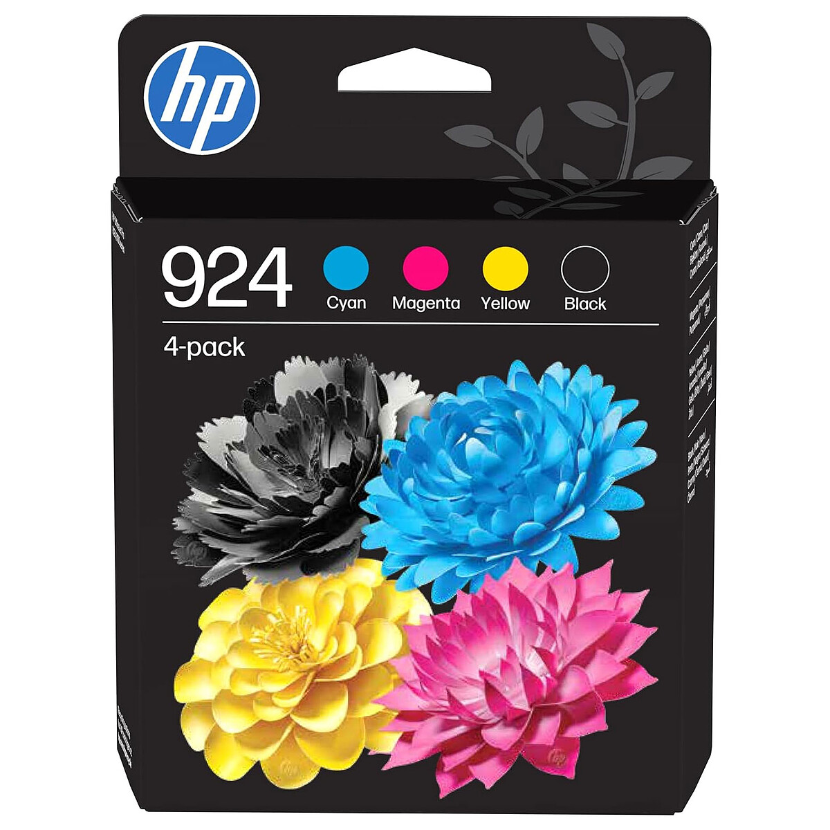HP 924 Pack de 4 Cartouches d’encre authentiques CMJN - vue 3