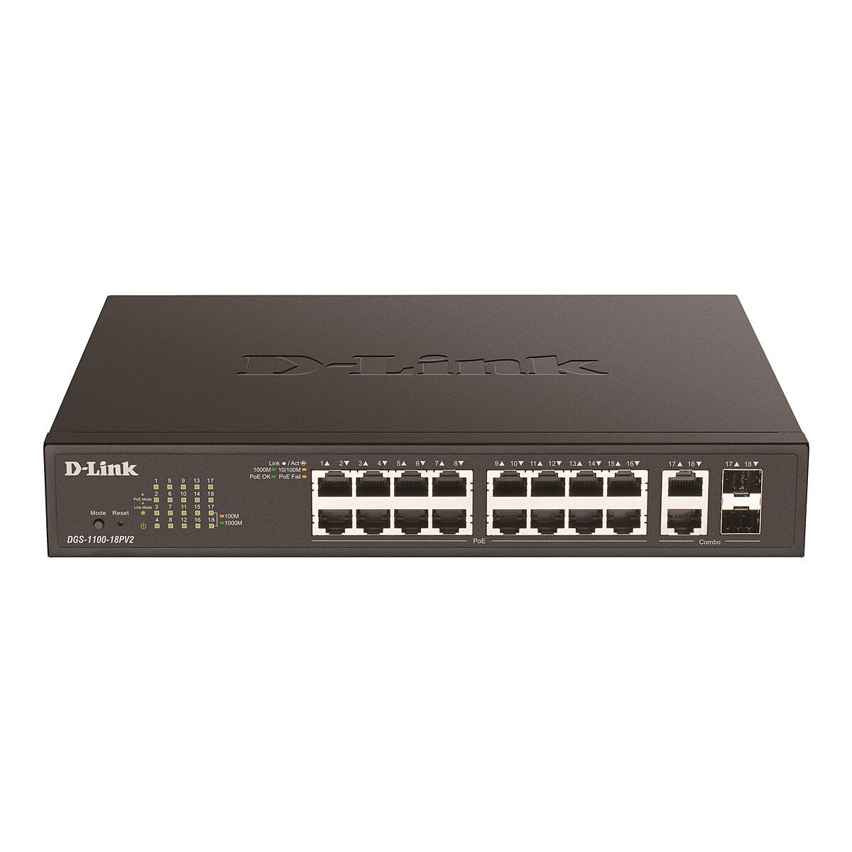 D Link 18PORT SMART MANAGED SWITCH - vue 2