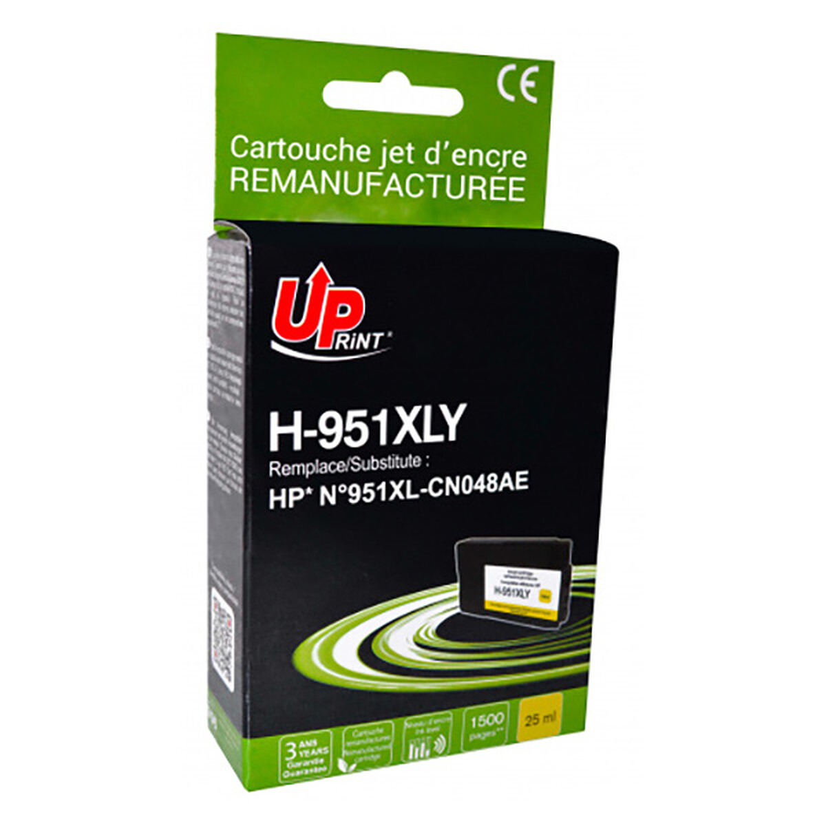 Cartouche H 951XL Y compatible HP 951XL Jaune