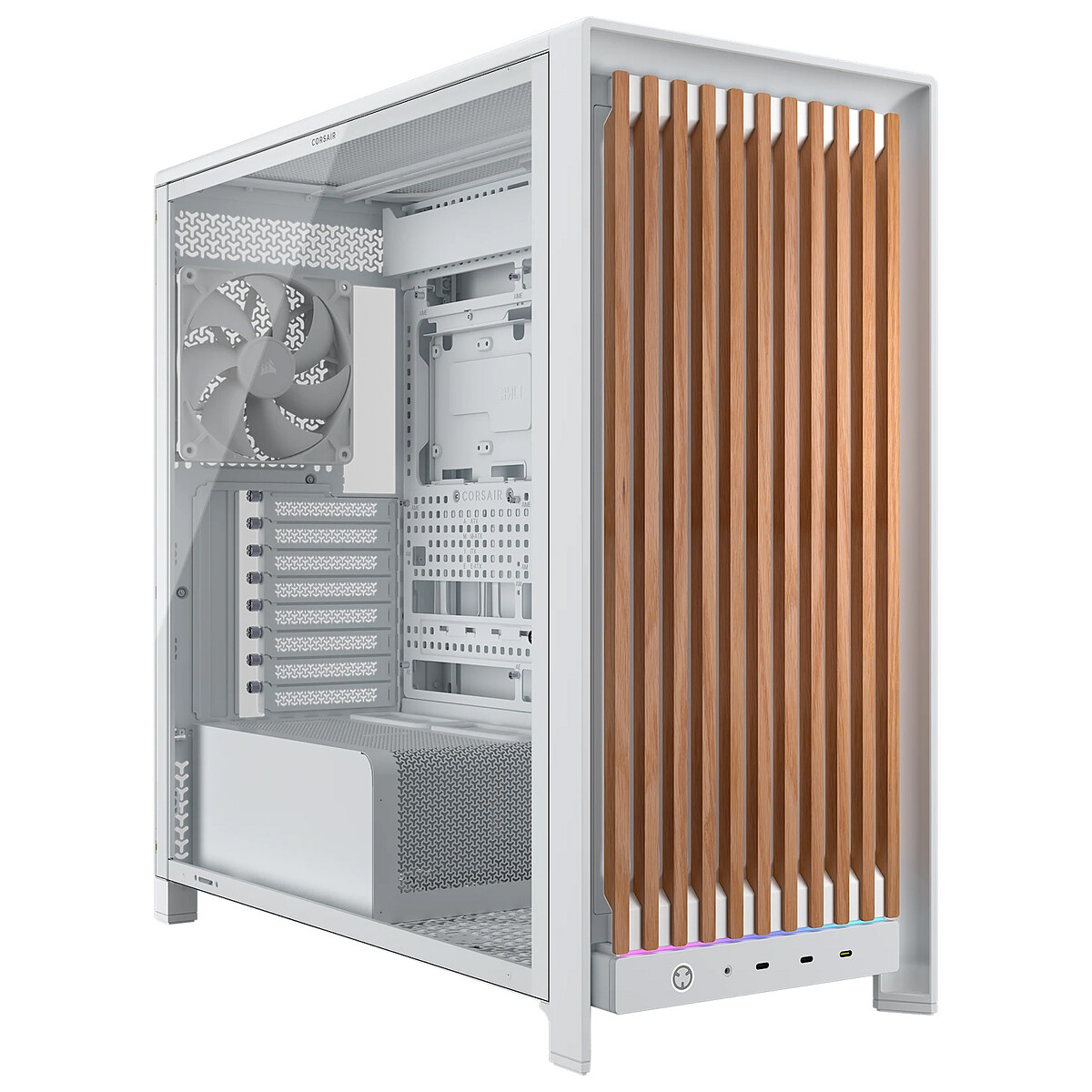 Corsair Frame 5000D Wood RS (Blanc/Bois)