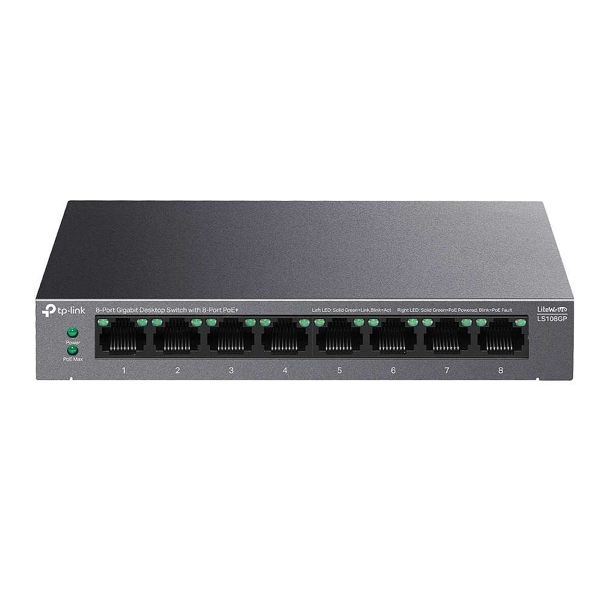 Tp link Litewave Ls108gp Commutateur Réseau Non géré Gigabit Ethernet - vue 7