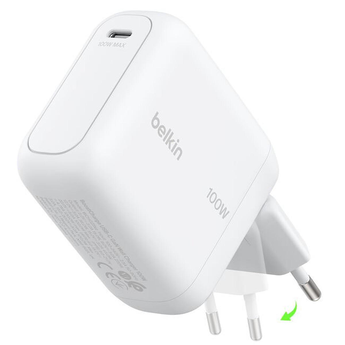 Belkin Chargeur USB-C 100 W (Blanc)