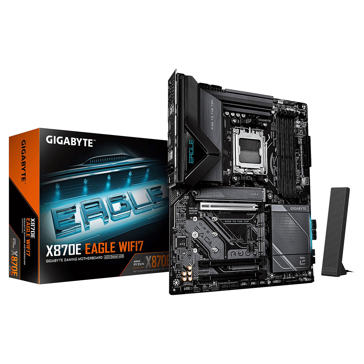 Carte mère GIGABYTE X870E EAGLE AMD X870E Socket AM5 DDR5 ATX WiFi 7 PCIe 5.0 USB4 - vue 8