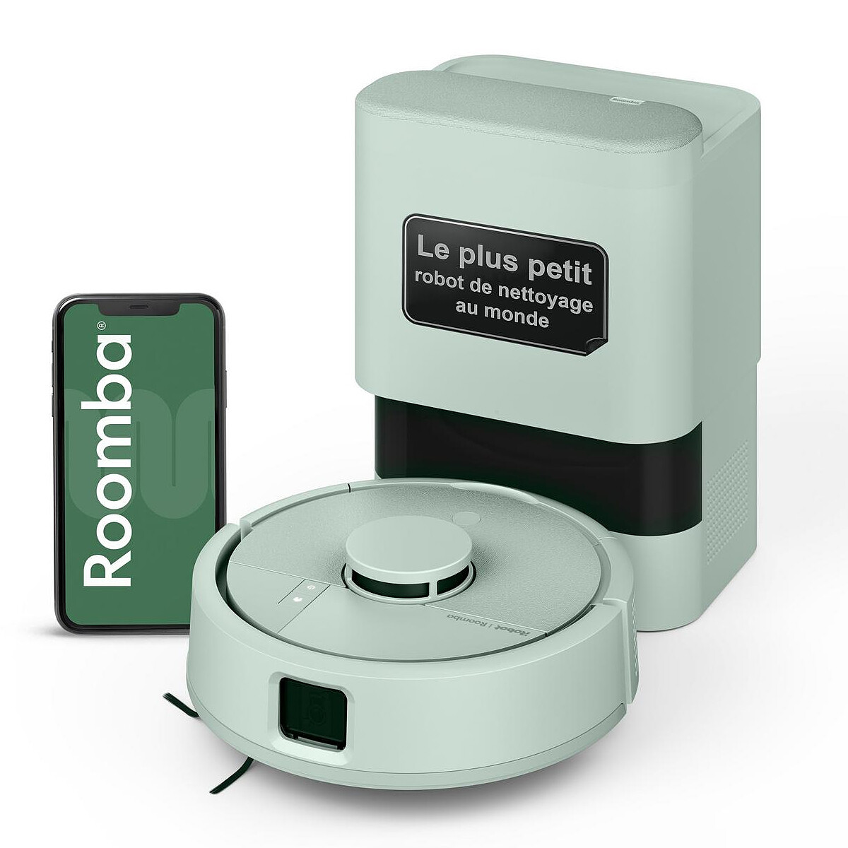 Irobot Roomba Mini Vert Aspirateur et Laveur Robot avec Base AutoEmpty et Navigation LiDAR 360 - Image 7