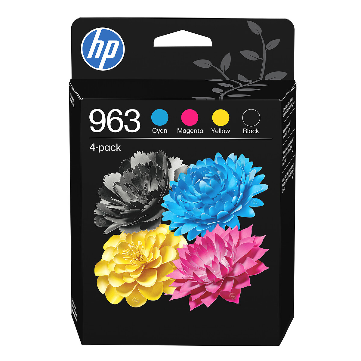 HP 963 (6ZC70AE-LS1) - Pack de 4 cartouches d'encre Noir/Cyan/Magenta/Jaune