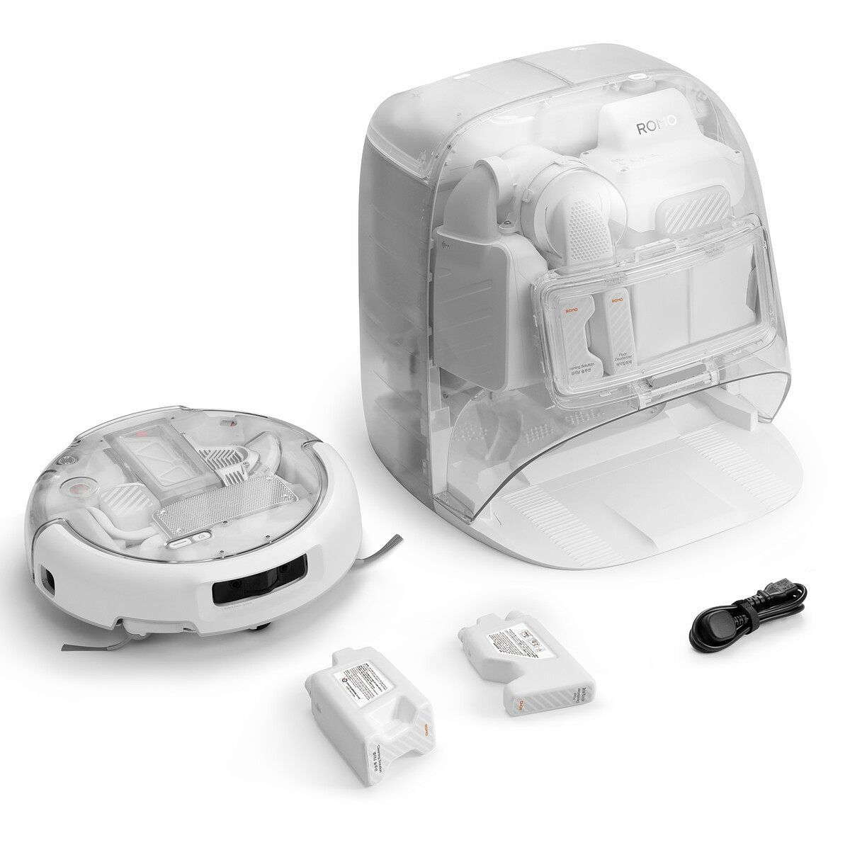 Dji Transparent Aspirateur Robot Romo P2 Clean More Combo Romo 2 Series - Image 4